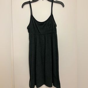 Forever 21 Juniors Knee Length Gray Casual Summer Dress, Medium